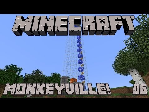 Skeleton Spawner! - MonkeyVille: Ep. 06 Minecraft Vanilla Let's Play