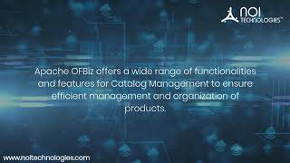 Benefits of Using Apache OFBiz Framework for Catalog Management