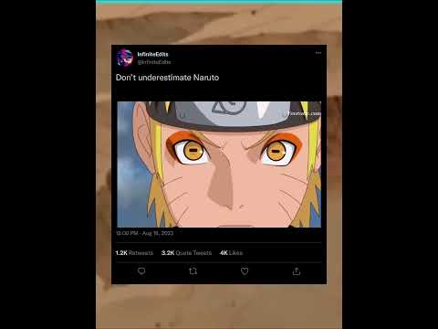 Don’t underestimate Naruto #naruto #painnaruto