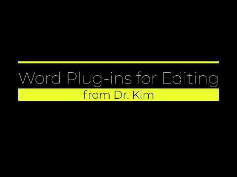 Copyediting Tools (TECM: 5195: Module 6+)