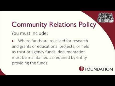 CSUDH Foundation Community Relations Policy Overview