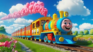 🎶 The Learning Train Song for Kids | Learn Numbers, Colors & Shapes | Educational Songs for Kids 🎶