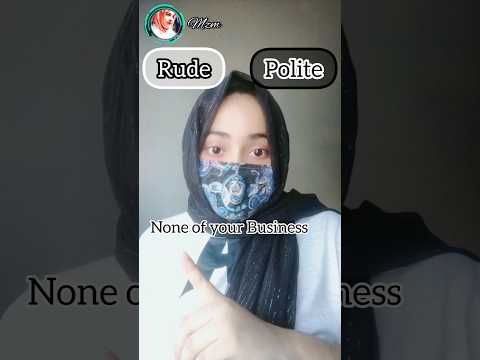 #rude #vs #polite #englishspeaking #reels #viralshorts #students #trending #news