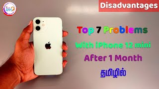 Top 7 Problems With iPhone 12 mini 👎👎👎 (Disadvantages) after 1 month @ TechApps Tamil