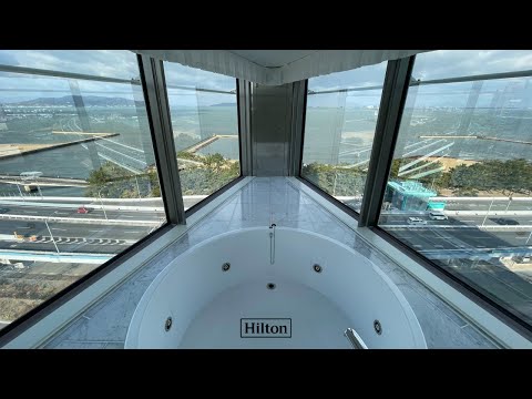 Panoramic Corner Junior Suite Full Tour at Fukuoka Hilton Sea Hawk