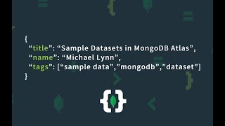 Sample Datasets in MongoDB Atlas