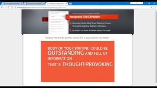 Wordpress Title Generator Plugin