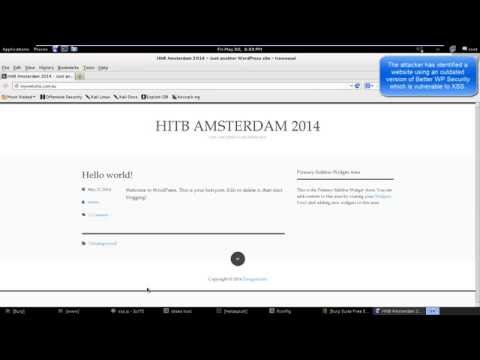 WordPress Demo (XSSing Your Way to Shell)
