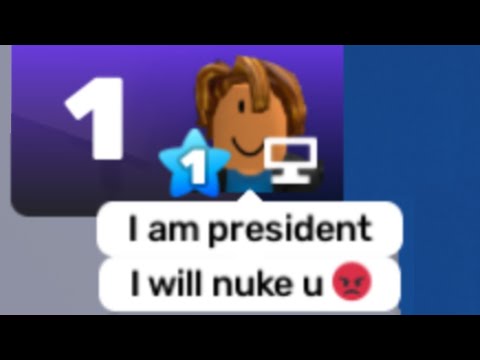 When your Opponent is the "President" in Rivals...
