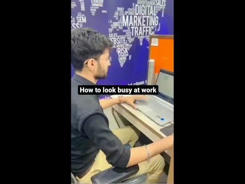 How to look busy at work.. #officememes #corporatememes #funnymemes #shorts #syndell #syndelltech