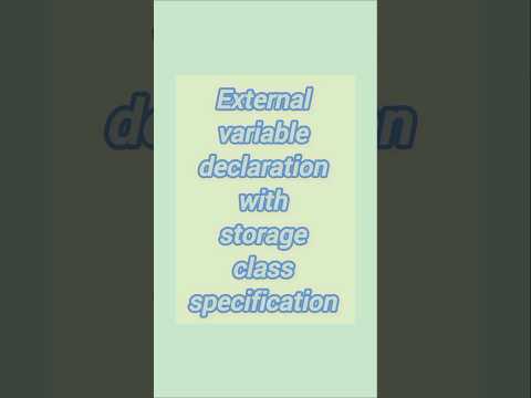 Scope of external variable #short #c #shorts