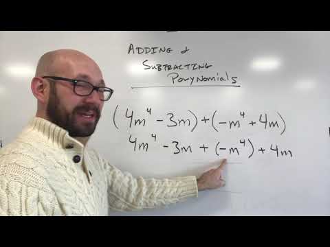 6.1 Adding & Subtracting Polynomials