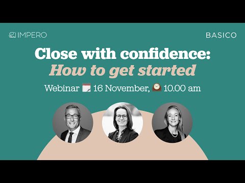 Webinar: Close with confidence​ | Impero x Basico