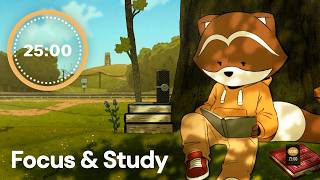 Chill Study Beats 2025 📚 [focus mix / lofi pomodoro timer 25/5]