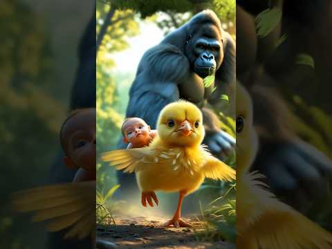 When a baby cries in the forest… a little hero appears.#sad #shorts #fypシ゚viral #viralvideo