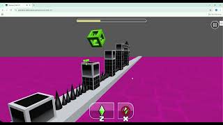 Geometry Dash 3D | “Back On Track” Level – 75% Progress!