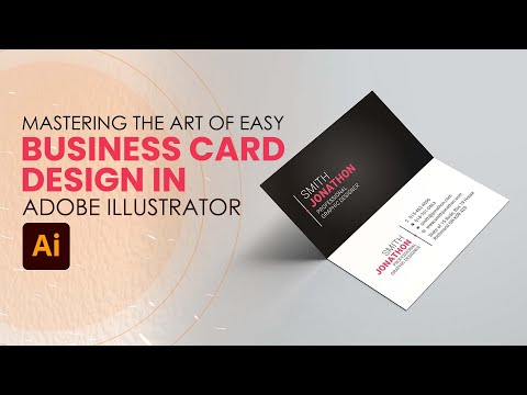 Using Adobe Illustrator to make professional business card | Bangla Tutorial by stages | The GFX Lab