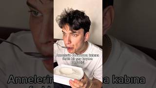 Annelerin dondurma kabına farklı bir şey koyma fantazisi #shorts #tiktok #keşfet #komedi #anne