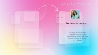 3D Real Glassmorphism Testimonials Card | Html CSS & Javascript