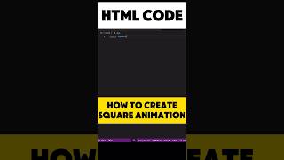 Square Animation JS |HTML |CSS #coding #codelife  #usinghtml #webdeveloperlife