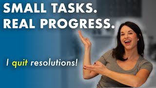 I Quit New Year’s Resolutions (These 5-Minute Micro Projects Actually Work)
