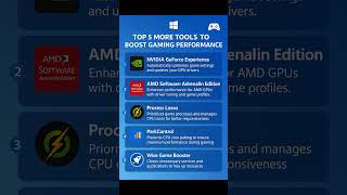 Top 5 Tools to Boost PC Performance
