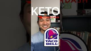 How to order Keto from Tacobell using Doordash App #howtoorder #keto #tacobell #doordash