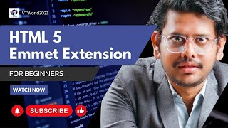HTML5 Tutorial: Emmet | For Beginner| in Hindi | 2023