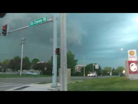 Pre-Tornado Rotation in Nebraska Supercell