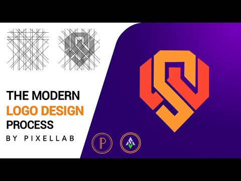 S+W letter logo design by pixellab | Pixellab logo Modern design tutorial | M AIS episode 63 ....