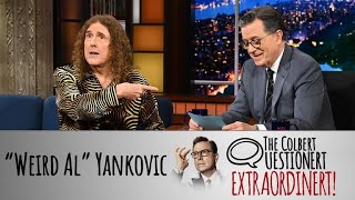 "Weird Al" Yankovic Takes The Colbert Questionert