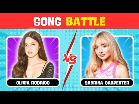 SONG BATTLE (Olivia Rodrigo Vs. Sabrina Carpenter) | We Quiz!