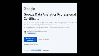 Google Data Analytics Professional Certificate clcodin.com #coding #programminglanguage