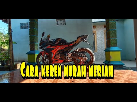 Cara memasang spakbor ninja rr new di Honda CBR 150