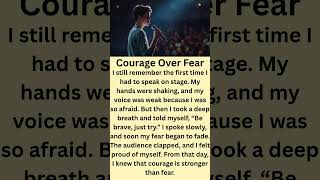 Courage Over Fear | English Listening Practice | Motivational Story to Learn English #english