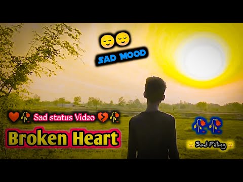 Broken Heart 💔🥀 l feel alone l sad status l alone status l depreciation status l fake smile status
