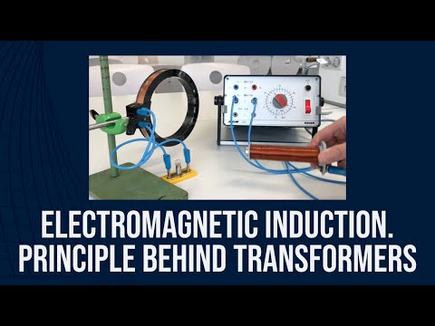Electromagnetic induction. Principle behind transformers