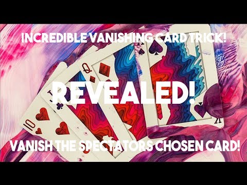 Incredible Vanishing Card Trick: Vanish Spectators Selected Card! And Shoutouts!