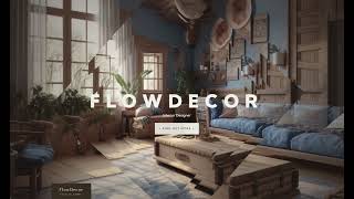 FlowDecor — Webflow Wibsite Template Unique home screen animation