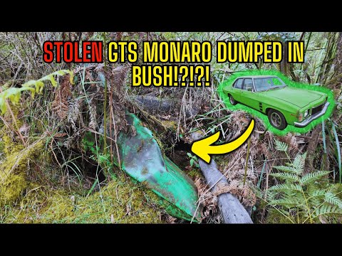 ABANDONED CLASSIC HOLDEN GTS MONARO? DUMPED IN AUSTRALIAN BUSH!!