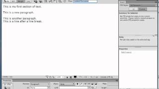 Web Design Basics: Dreamweaver Intro