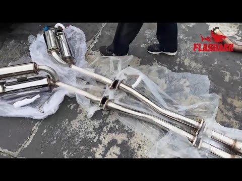 Flashark Catback Exhaust for Nissan 350z ! 🚨