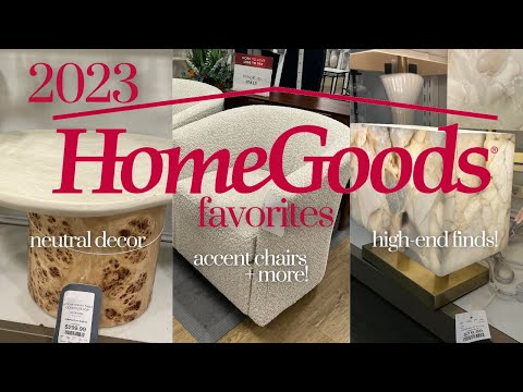 HomeGoods High-End Finds 2023: Walkthrough affordable home decor with me