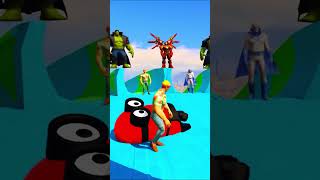 GTA 5 ragdolls | Spider-man Jumps/Fails ep. 296