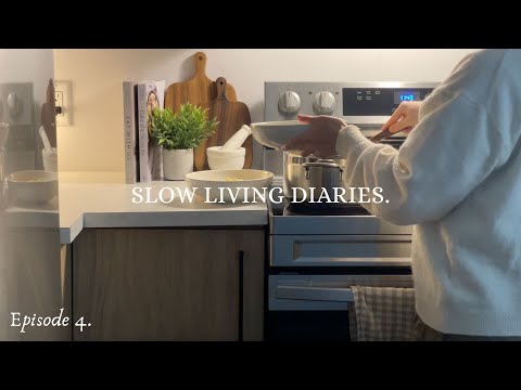 Slow living Diaries in Canada 🧺 I Morning Cleaning Routine I Silent Vlog I (Ep. 4)