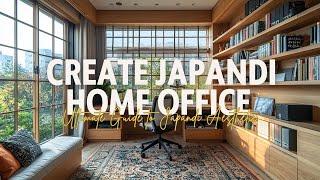 Create Your Dream Japandi Home Office | The Ultimate Guide to Japandi Aesthetic
