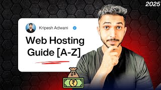 How to Buy Web Hosting in India (2025 Beginner's Guide) 🚀 Watch Before Buying Web Hosting 🤫