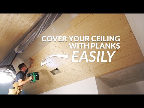 How to Install Tongue and Groove Ceiling Cladding