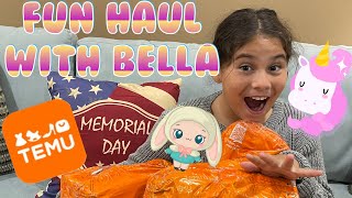 🧡🛍️ FUN #TEMU HAUL with 🦄 BELLA & JENI O 🐳