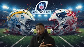 New England Patriots vs Los Angeles Chargers | 2025 NFL Wildcard SNF | Live Commentary & Reactions